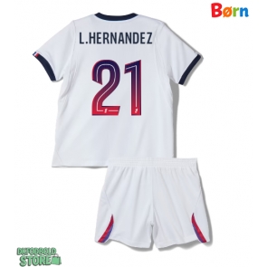 Paris Saint-Germain Lucas Hernandez #21 Replika Babytøj Udebanesæt Børn 2026-27 Kortærmet (+ Korte bukser)